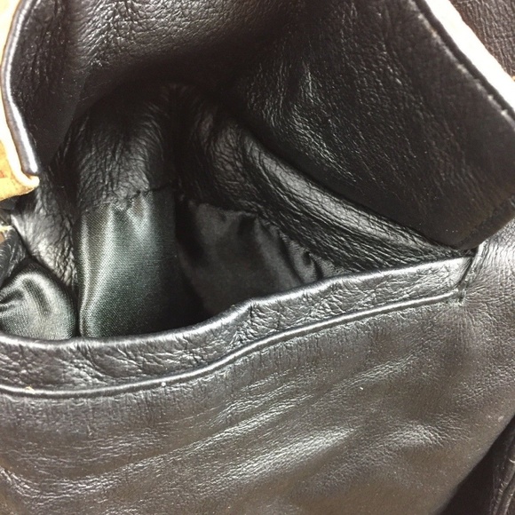 Bonus Italian Fashions Black and Tan Coat Size S - Picture 4 of 6